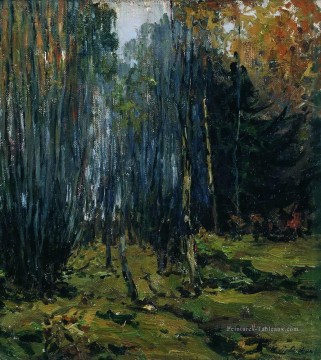  bois - forêt d’automne 1899 Isaac Levitan bois arbres paysage